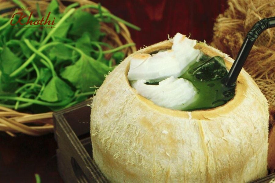 Rau má nước dừa giúp giảm cân hiệu quả.