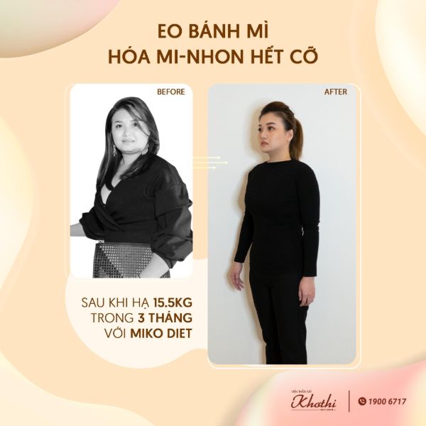 MIKO Diet giảm cân eo thon cực nhanh và hiệu quả MIKO Diet giảm cân eo thon cực nhanh và hiệu quả