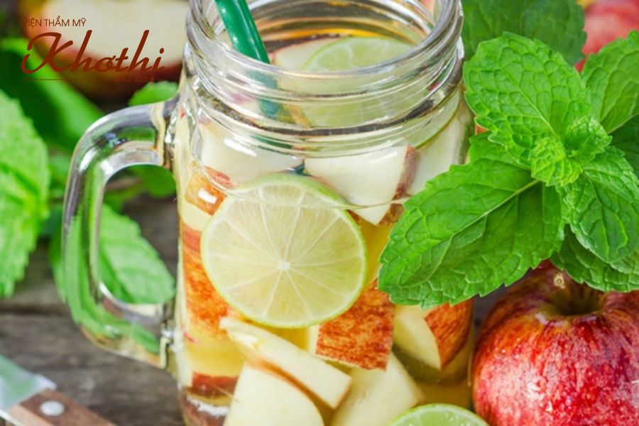Detox táo và chanh tốt cho sức khỏe giúp giảm cân