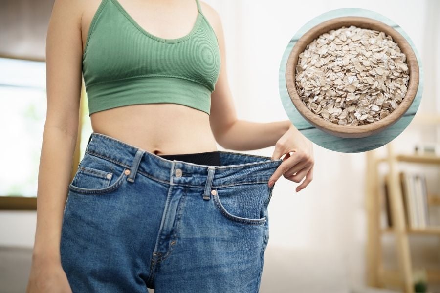 giảm cân yến mạch úc tươi