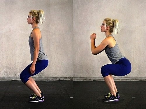 Squat phù hợp với các chị em muốn giảm mỡ đùi và tăng size vòng 3. Squat phù hợp với các chị em muốn giảm mỡ đùi và tăng size vòng 3.