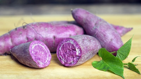Khoai lang tím được ưa chuộng 