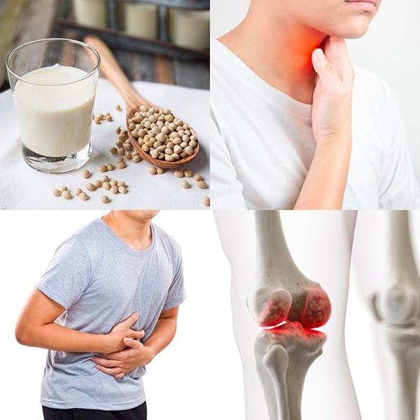 Cẩn thận khi sử dụng sữa đậu nành