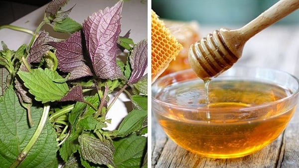 Mặt nạ mật ong và tía tô làm mờ nám