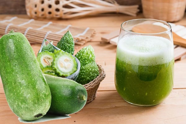 Mướp đắng và bí đao