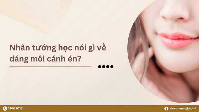 Người sở hữu dáng môi cánh én là người mang cát mệnh, giàu sang phú quý