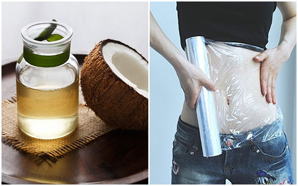 Quấn dầu dừa tạo ra nhiệt lượng đốt cháy mỡ thừa