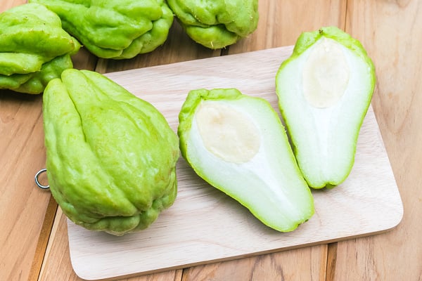Rau xu xu luộc giảm cân