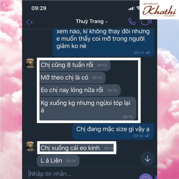 Sử dụng Công nghệ giảm cân MIKO