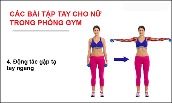 Tập tạ tay ngang vai