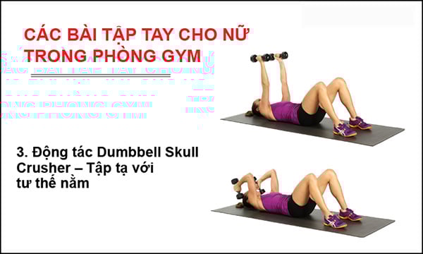 Tập tạ với tư thế nằm