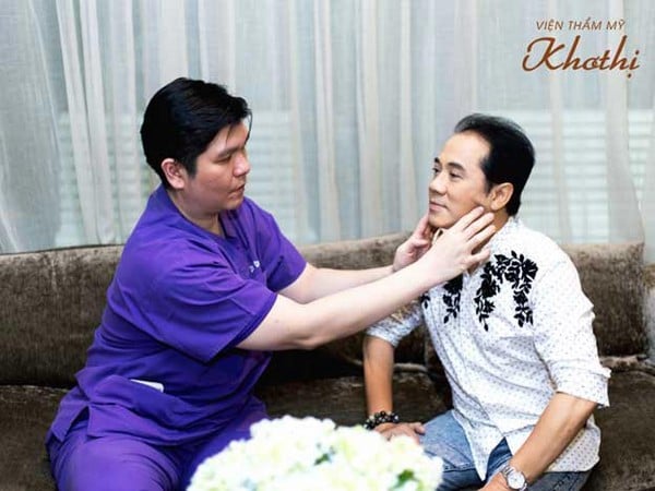 Dr. Darryl Chew trực tiếp thực hiện công nghệ này cho NSƯT Thành Lộc
