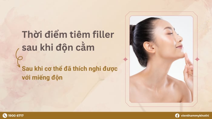 Sau khi độn cằm, cần phải nghỉ dưỡng một thời gian để cơ thể thích nghi với miếng độn.