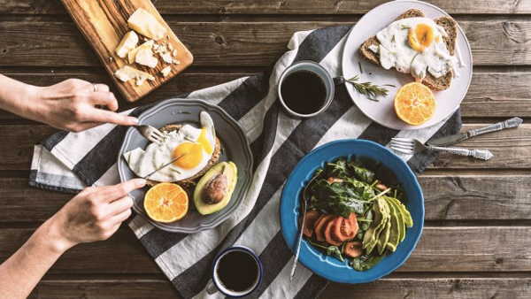 Thực đoen giảm cân bằng trứng ngày 1
