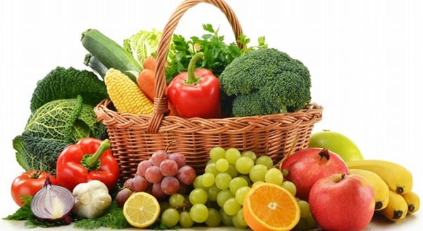 Thực đơn giảm cân chứa nhiều rau củ 