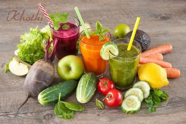 GM ngày 7: Nước ép rau và trái cây
