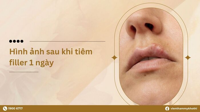 Ngày đầu tiên, tình trạng sưng viêm có thể sẽ hơi dữ dội do cơ thể vẫn chưa kịp thích ứng với filler
