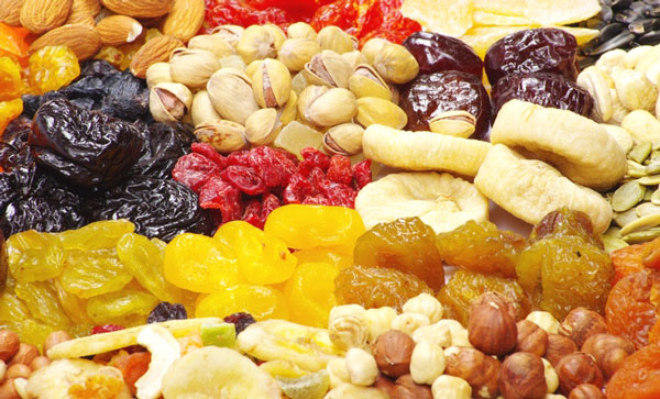 Trái cay sấy chứa nhiều calo