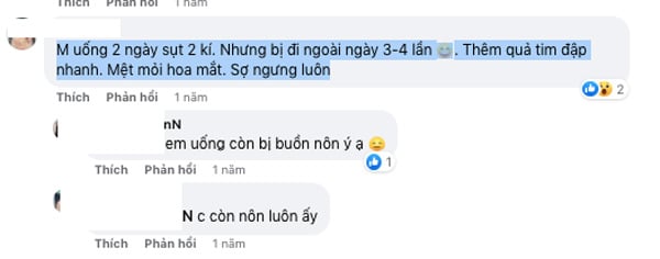 Trải nghiệm người dùng về viên uống rau muống