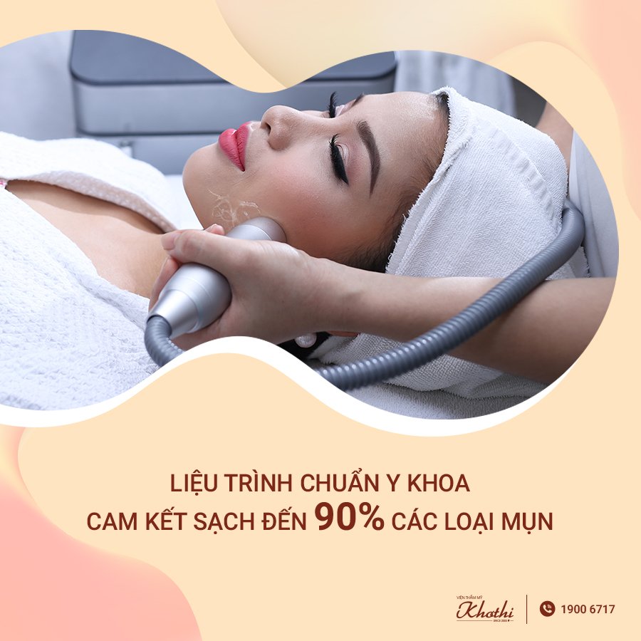 Liệu trình điều trị mụn chuẩn y khoa - cam kết sạch 90% các loại mụn Liệu trình điều trị mụn chuẩn y khoa - cam kết sạch 90% các loại mụn