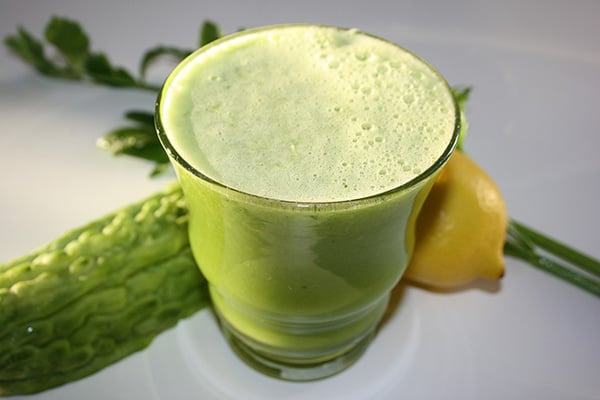 Uống mướp đắng sau ăn 30 phút