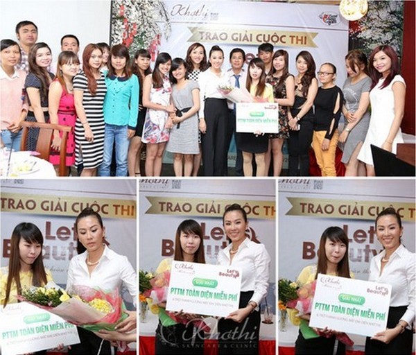 Ngọc anh may mắn đoạt giải Let's Beauty