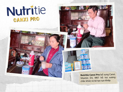 Nutritie Canxi Pro – Giải pháp cho người lớn tuổi vượt qua cơn đau nhức xương khớp mùa lạnh