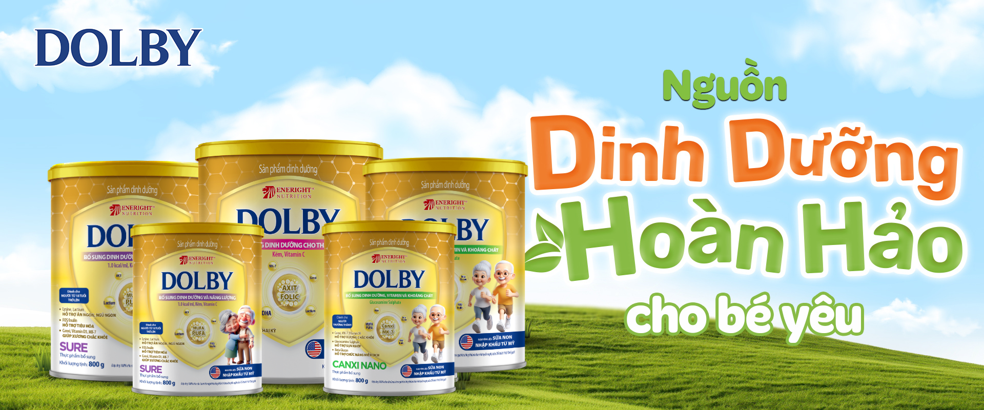 Dolby - Sữa dinh dưỡng cao cấp cho sự phát triển của trẻ em Việt Nam