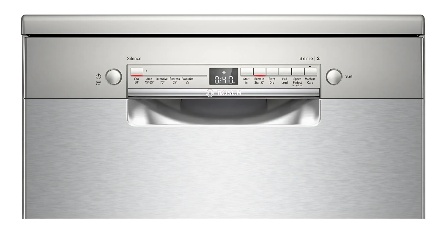 Máy rửa chén độc lập Bosch SMS2ITI41G series 2 tích hợp 5 chương trình rửa chuyên biệt