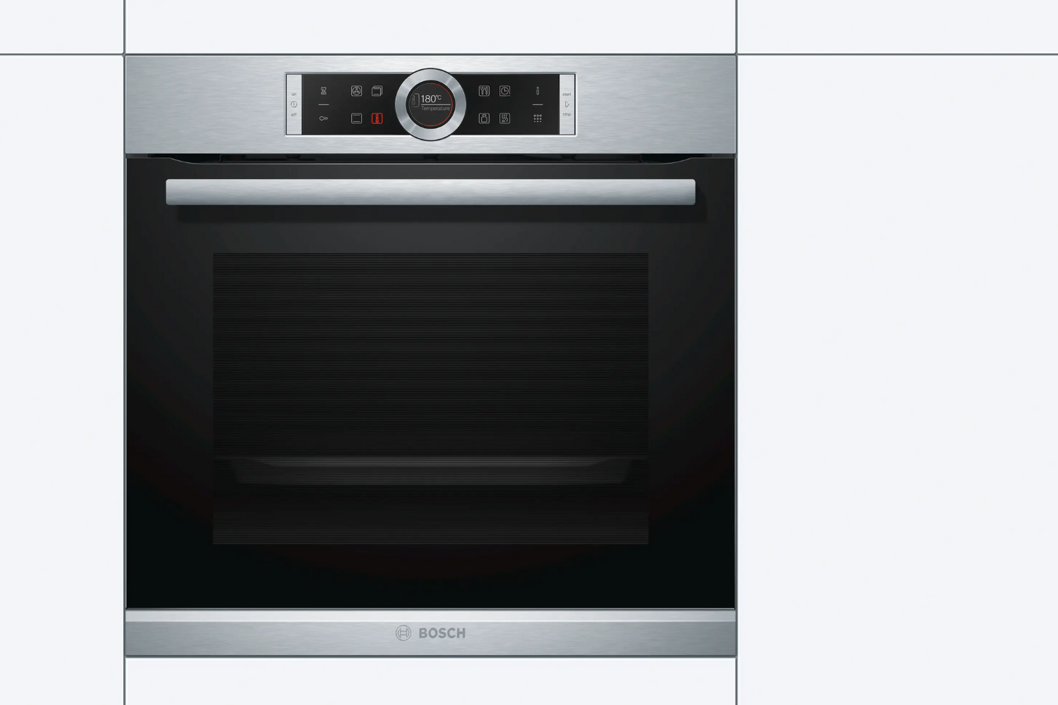 Lò nướng Bosch HBG673BS1F Serie 8 có thiết kế âm tủ, phù hợp với những căn hộ hiện đại