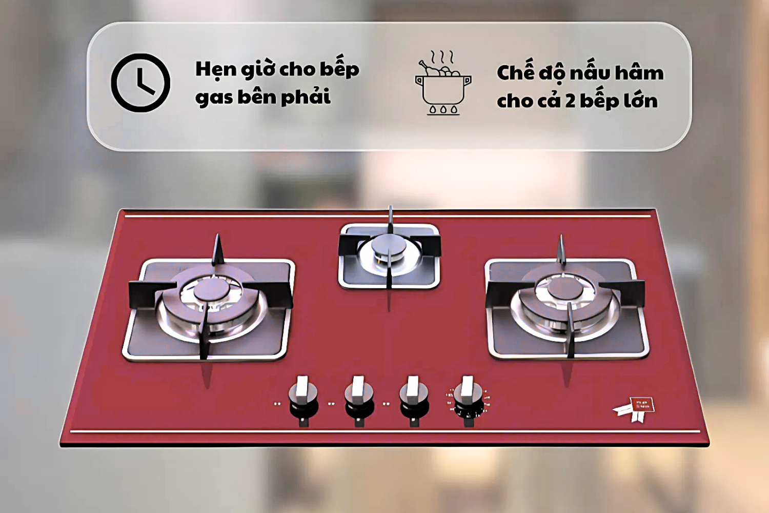 Bếp gas Malloca AS 930R trang bị nhiều tính năng thông minh