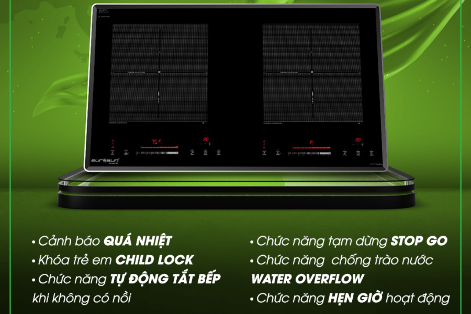 EU-T798Pro tích hợp nhiều tính năng thông minh