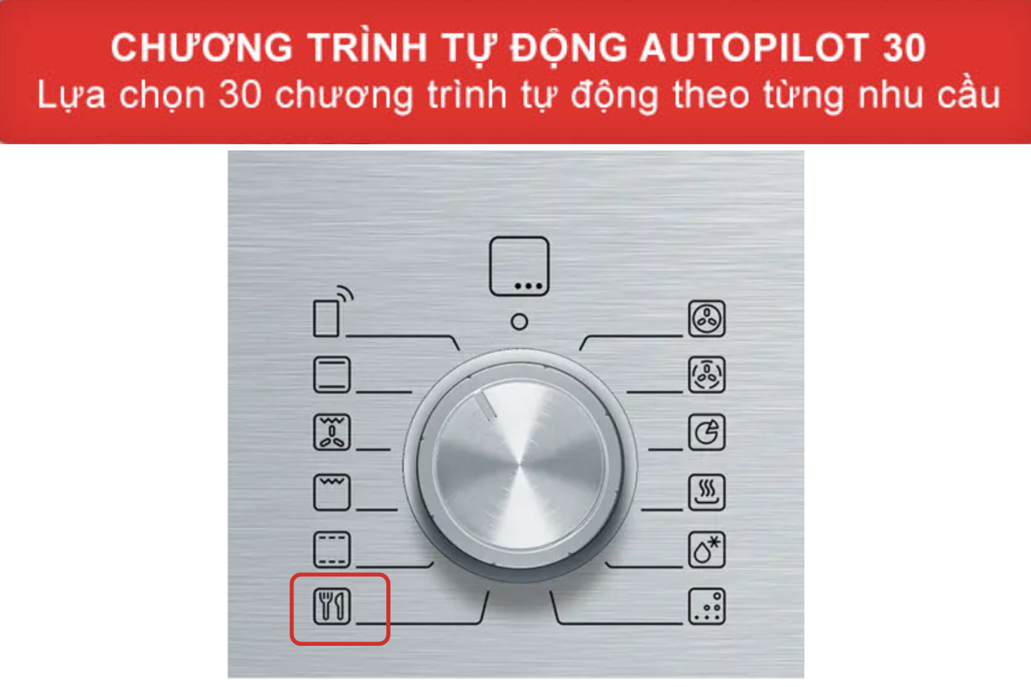 AutoPilot 30&nbsp;giúp việc nấu nướng trở nên đơn giản và chuẩn xác hơn bao giờ hết: