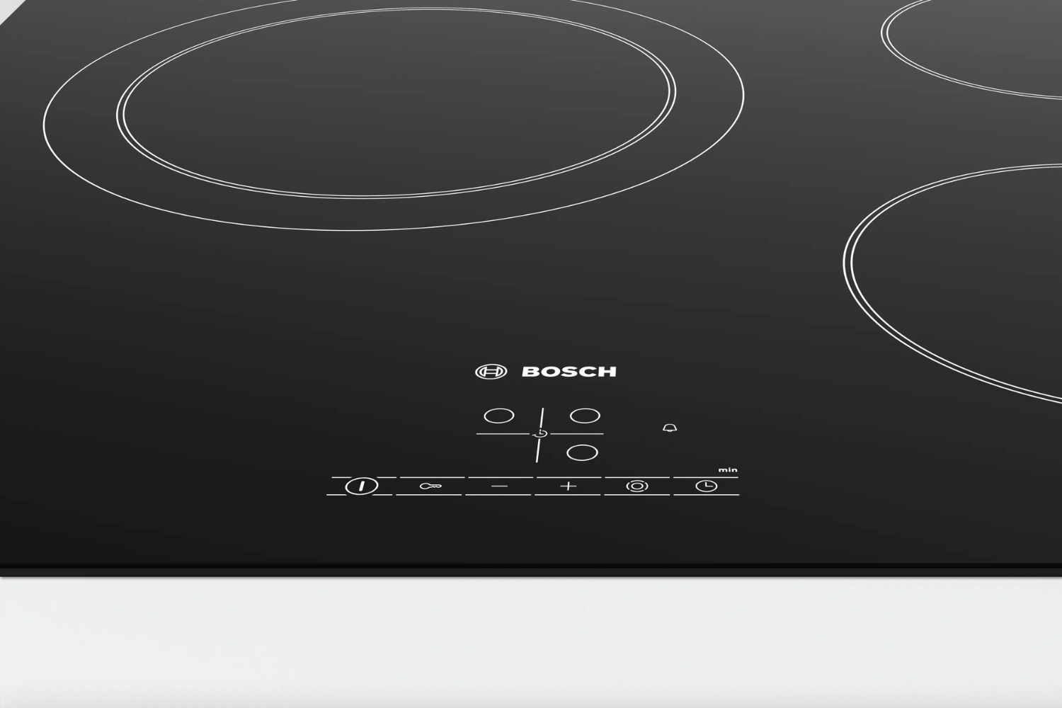 Bếp điện Bosch PKK631B17E sử dụng bảng điều khiển cảm ứng TouchSelect