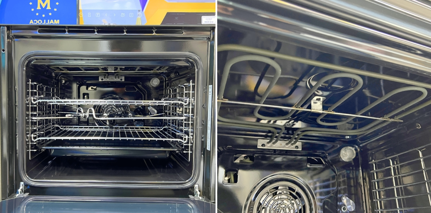 Với khoang lò rộng rãi, lò nướng Malloca MOV-659TC lý tưởng cho gia đình nhiều thành viên