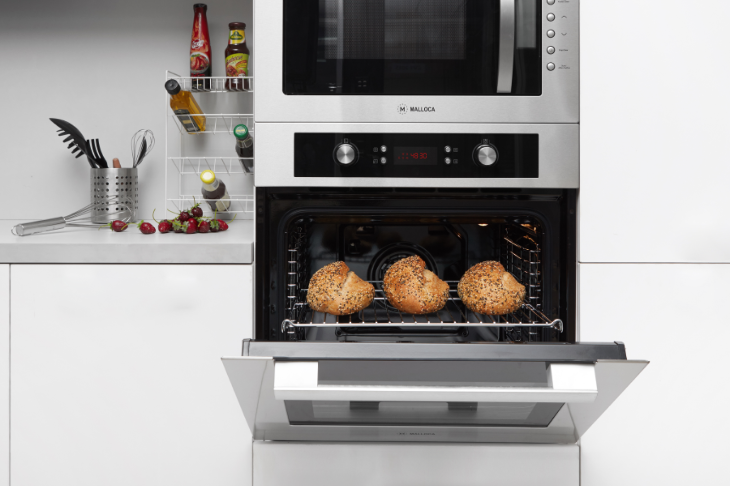 Lò nướng Malloca MOV-659I được trang bị 9 chức năng nướng chuyên biệt