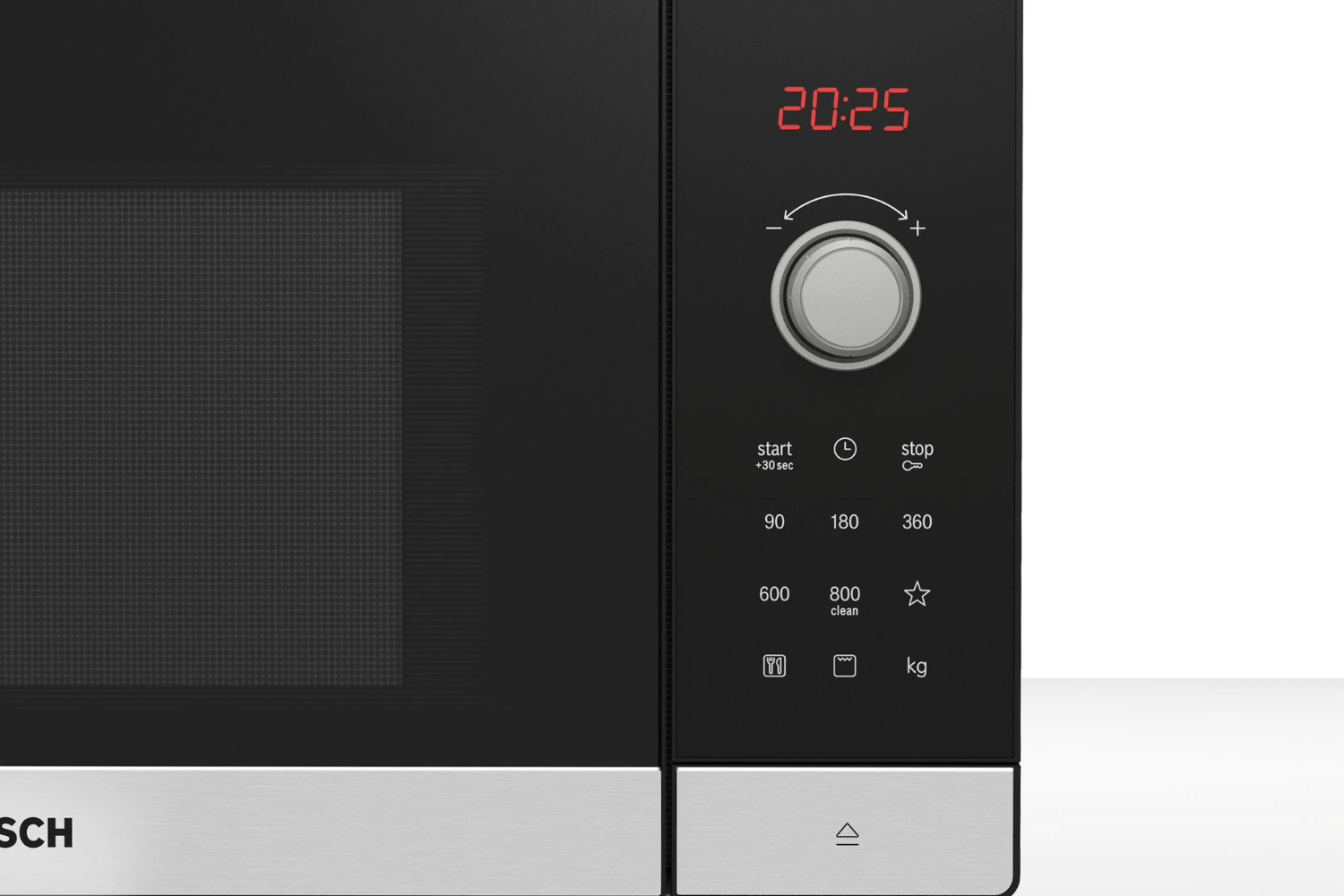 Giao diện điều khiển bao gồm một núm xoay lớn và các nút cảm ứng