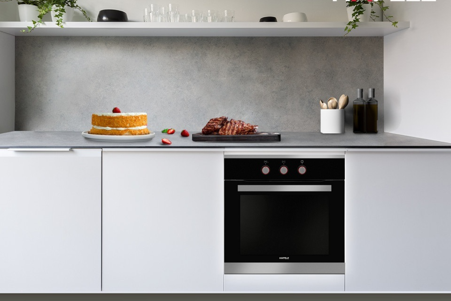 Nâng tầm bếp Việt với lò nướng Hafele HO-K60B (534.05.581) nhờ thiết kế âm tủ sang trọng