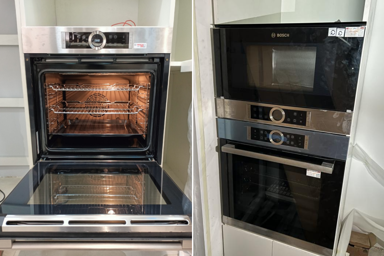 Lò nướng Bosch HBG675BS1 được thiết kế âm tủ gọn gàng, giúp bạn tích hợp hoàn hảo vào các hộc tủ bếp