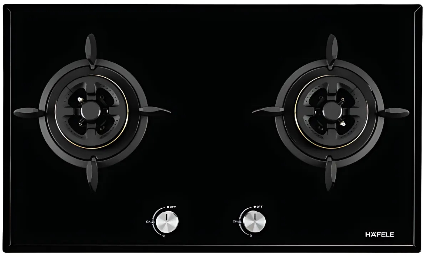 Bếp gas Hafele HC-G802B trang bị hệ thống đầu đốt với công suất lên đến 6kW