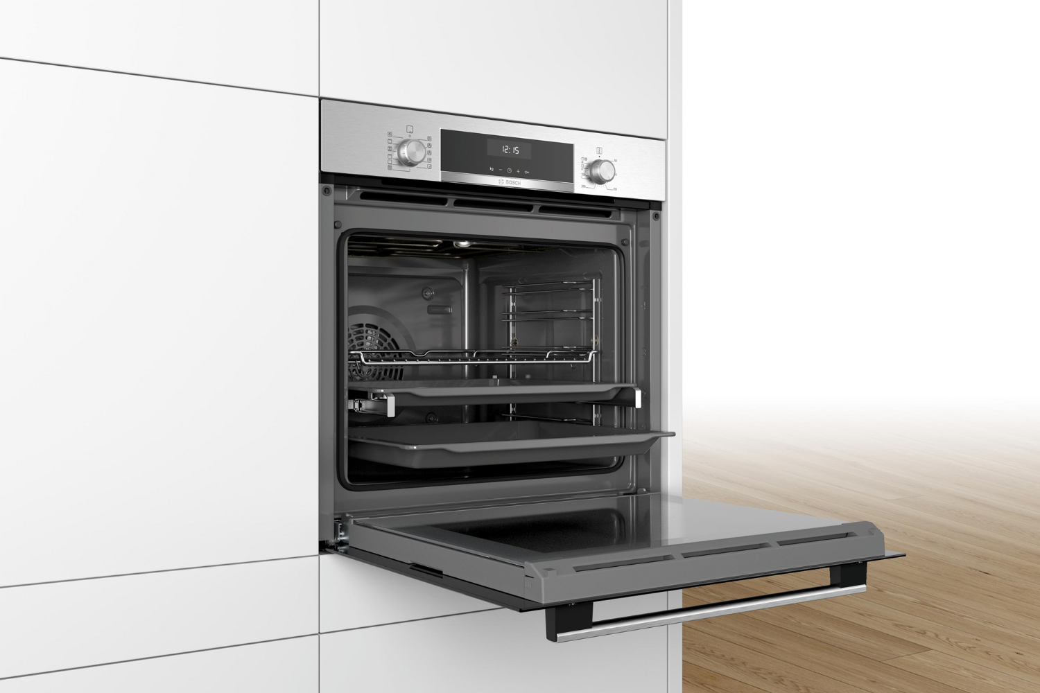 Lò nướng Bosch HBG5575S0A Serie 6 có cấu tạo khung lò từ chất liệu thép cao cấp không gỉ