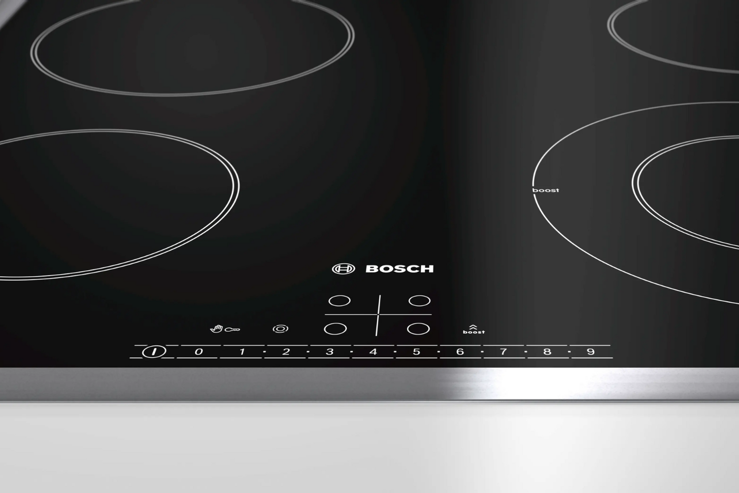 Bếp điện Bosch PKF645FN1E sở hữu hệ thống điều khiển hiện đại