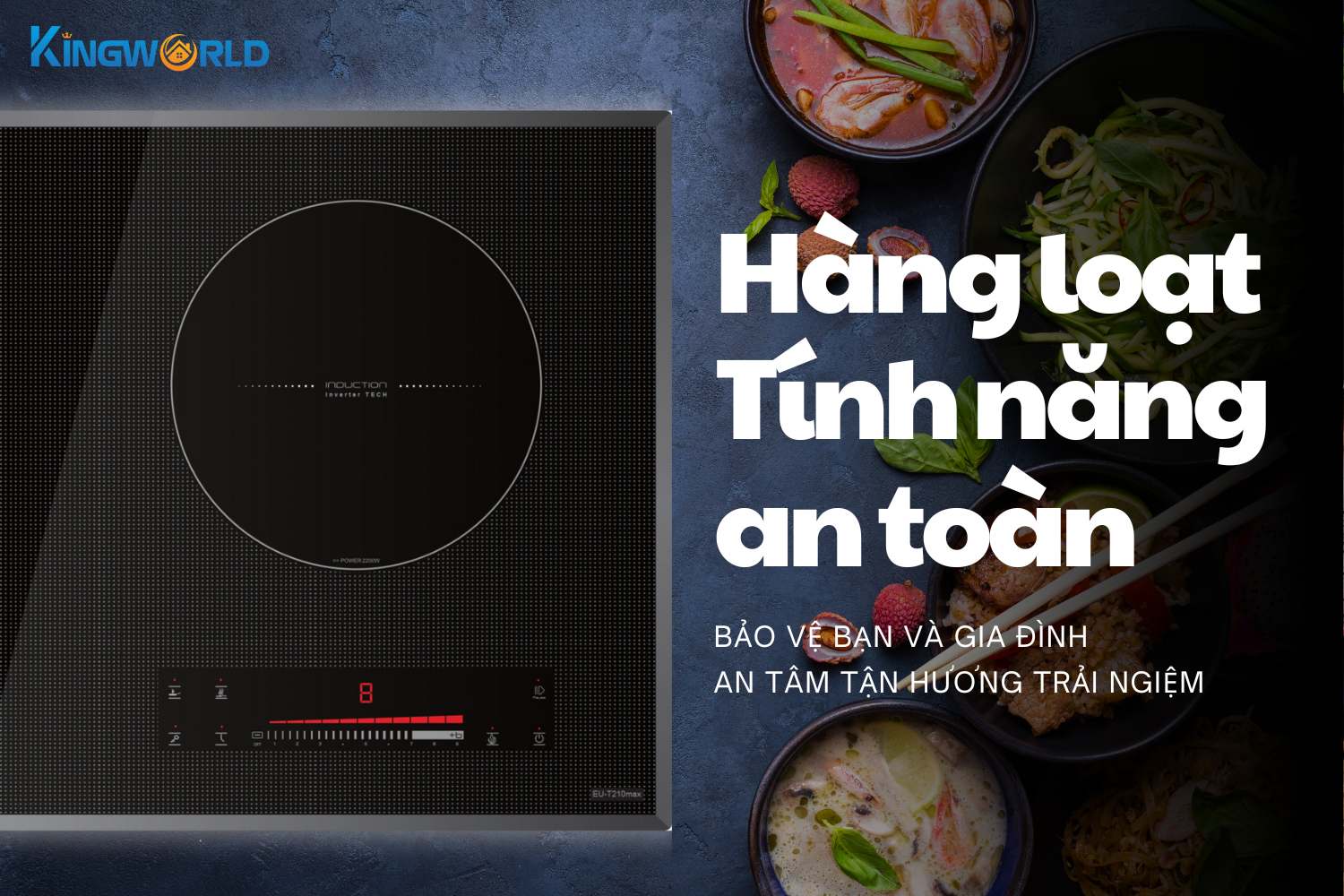 Các chức năng an toàn khi nấu ăn