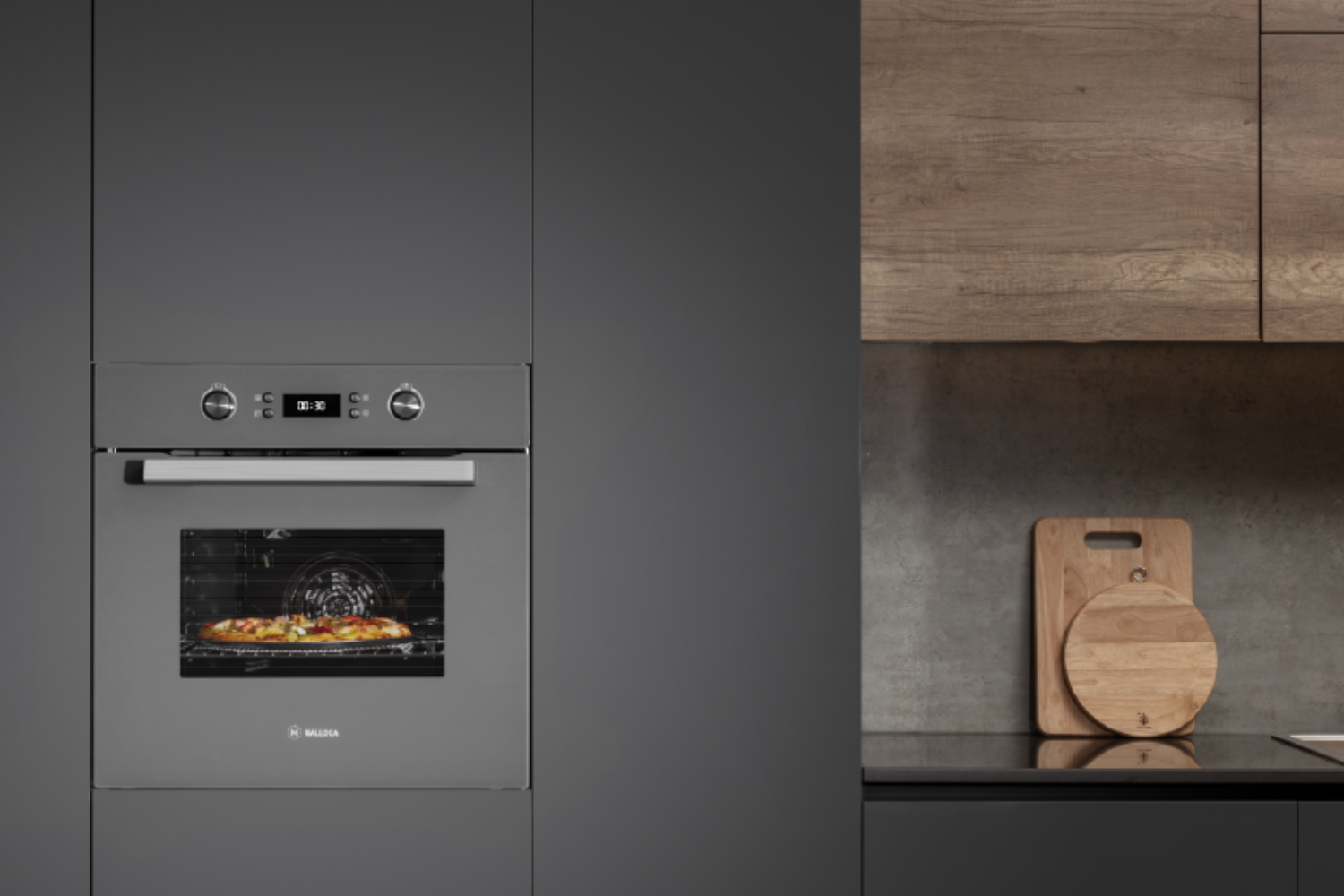 Lò nướng Malloca MOV-65 PYRO là một minh chứng điển hình cho sự tiện nghi và phong cách sống đẳng cấp