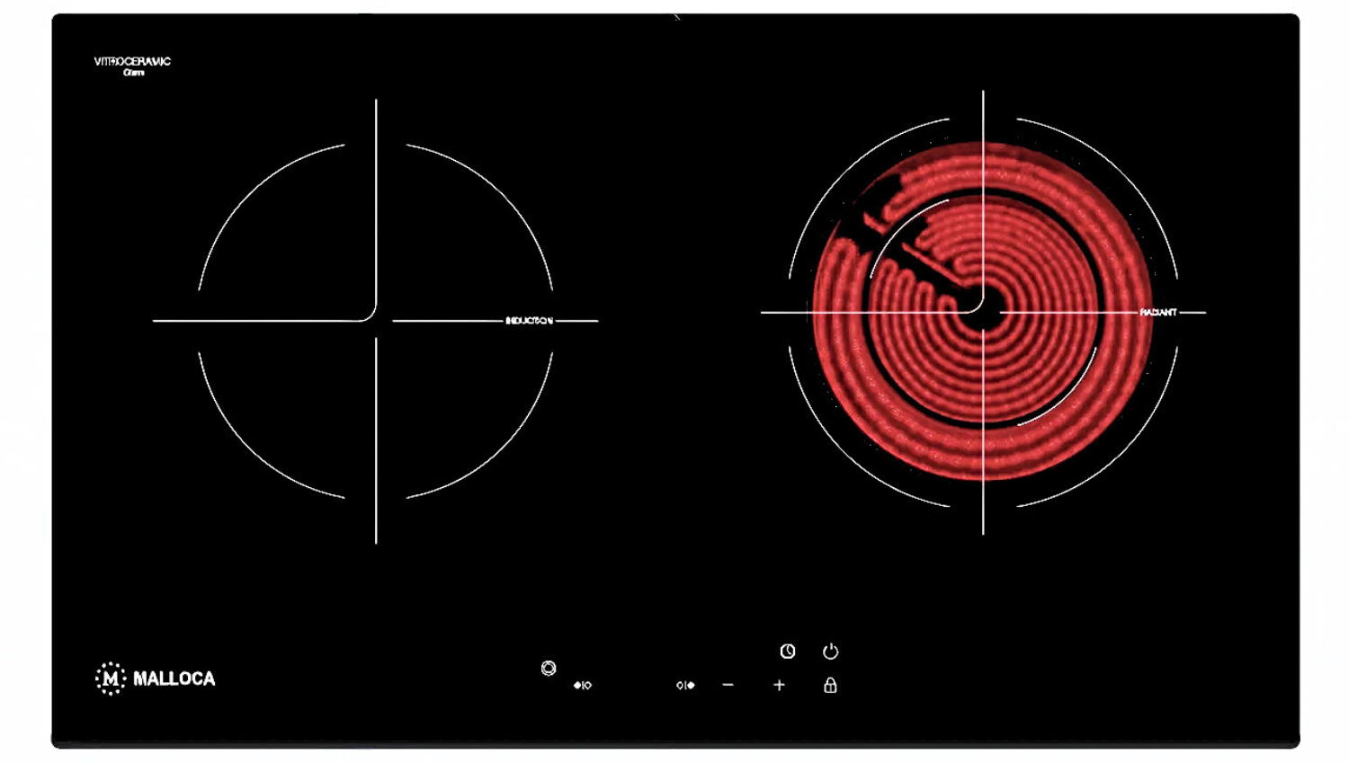 Bếp điện từ đôi MH-7311 IR được trang bị một hệ thống bảo vệ toàn diện