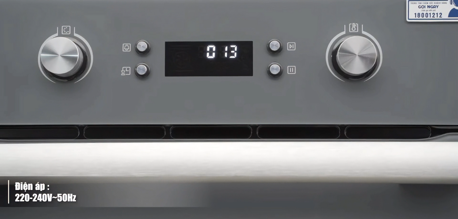 Để vận hành lò nướng Malloca MOV-65 PYRO, bạn sẽ sử dụng một hệ thống điều khiển điện tử hiện đại