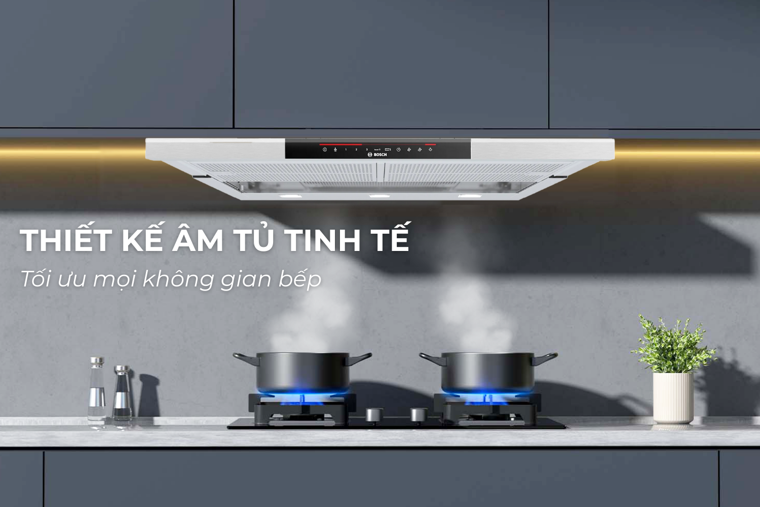 Thiết kế âm tủ gọn gàng – Tối ưu không gian sống