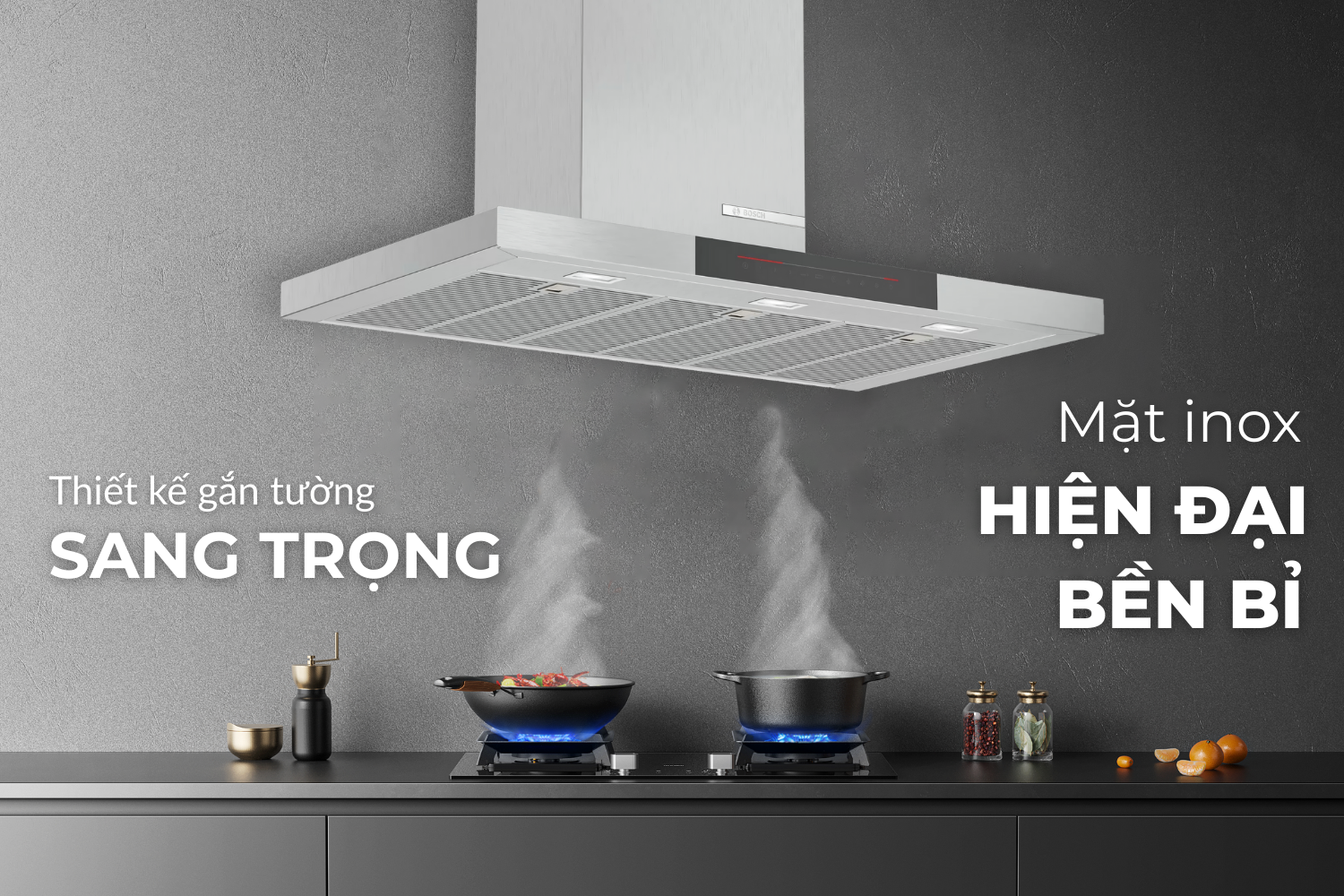 Thiết Kế Gắn Tường Sang Trọng