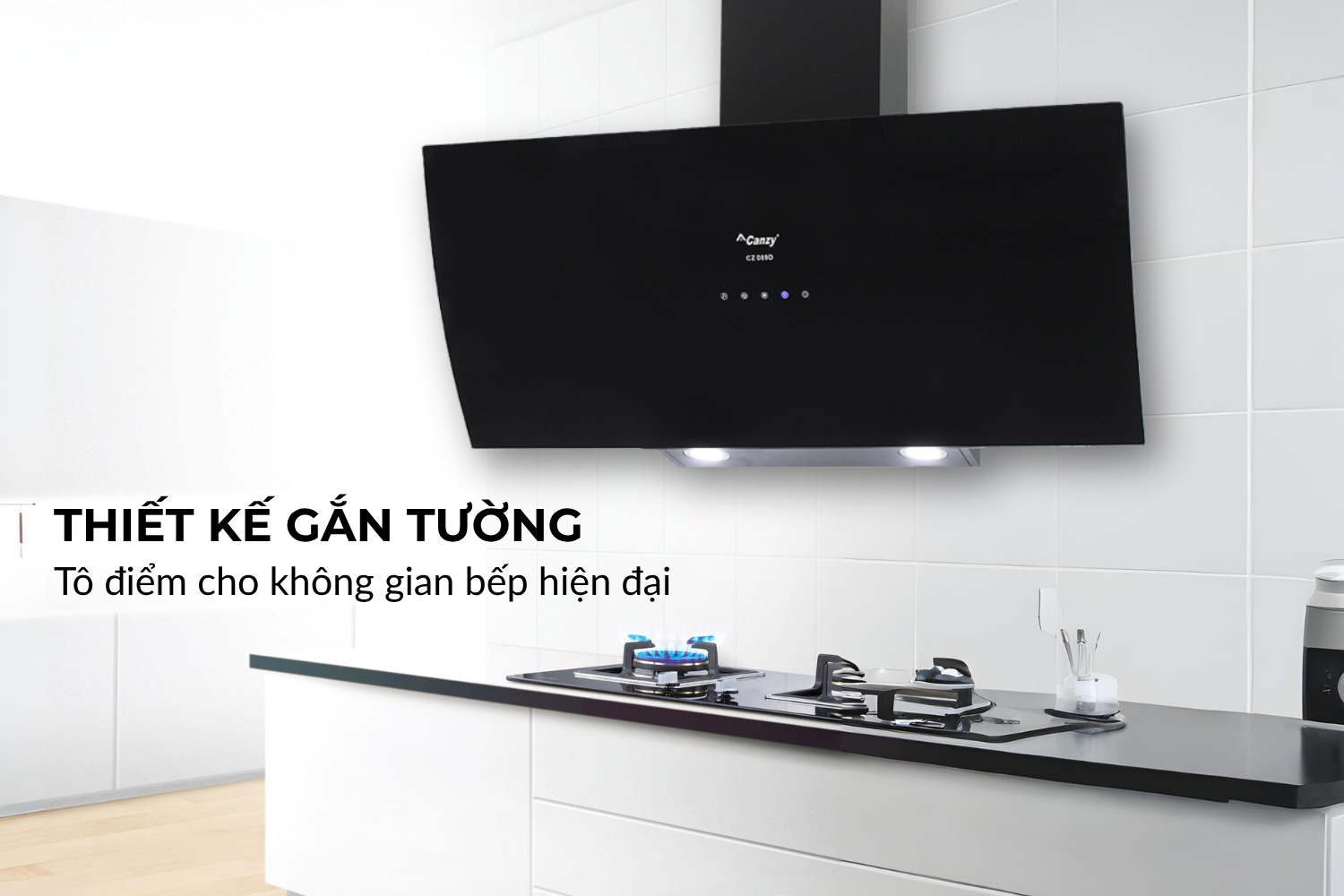 Máy Hút Mùi Kính Vát Canzy CZ 089D