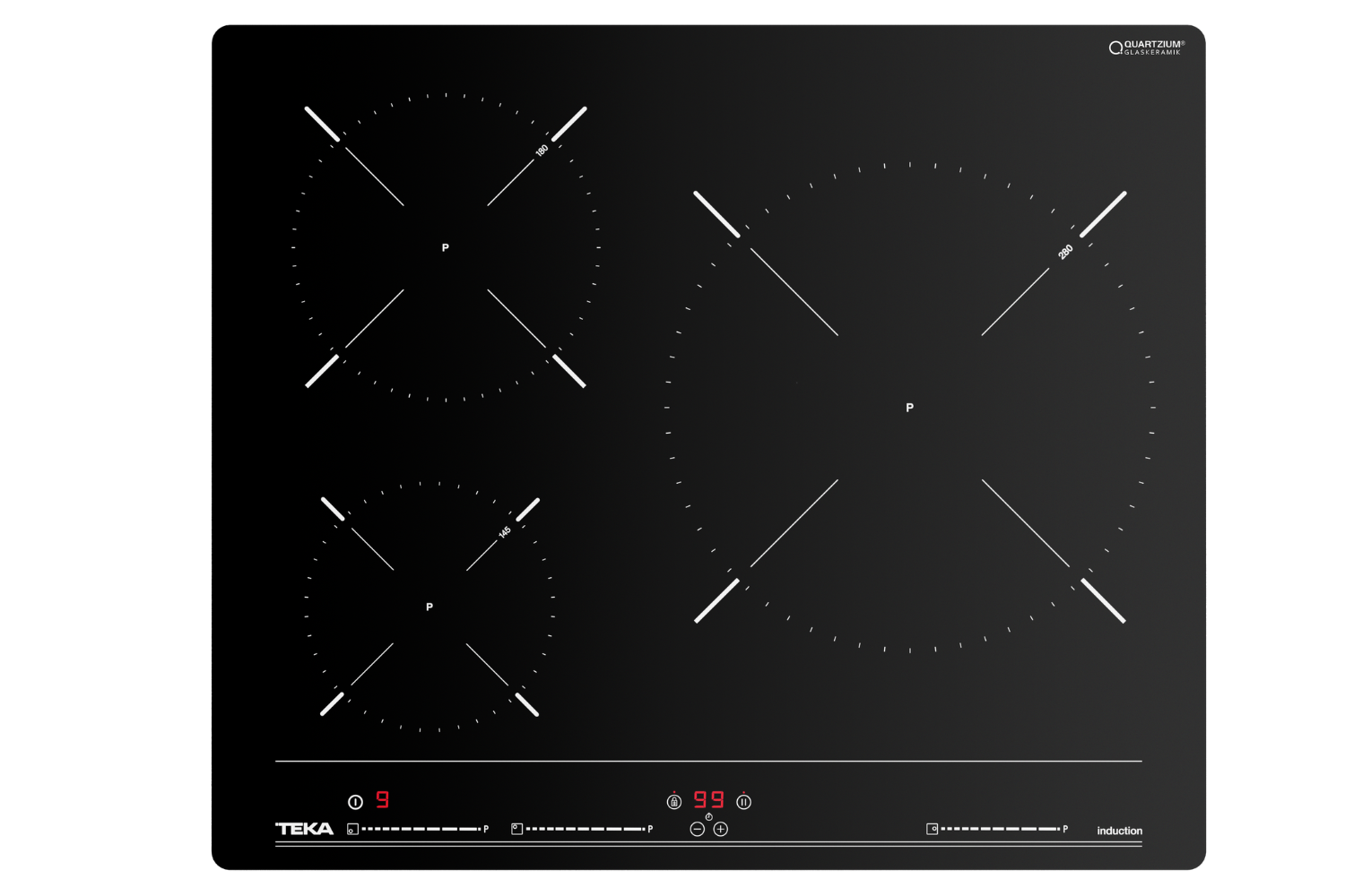 Bếp từ 3 vùng nấu TEKA IBC 63010 BK MSS